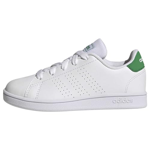 adidas Unisex Kinder Advantage Sneakers, Ftwr White/Green/Core Black, 37 1/3 EU von adidas