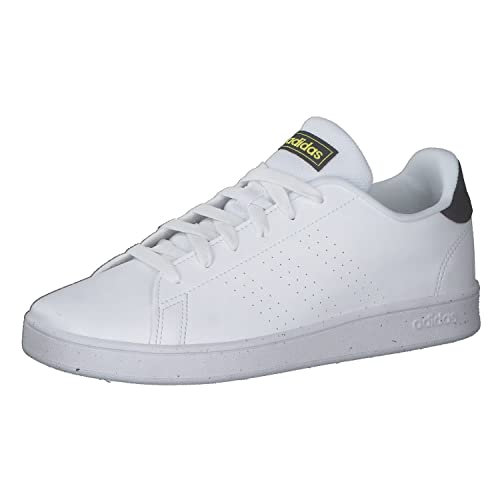 adidas Advantage K Sneaker, FTWR White/core Black/Beam Yellow, 36 EU von adidas