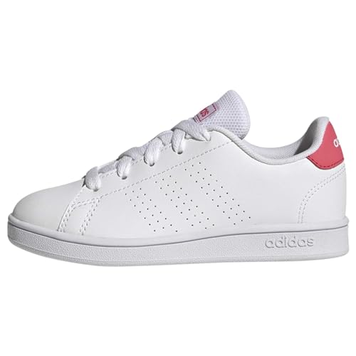 adidas Advantage Lifestyle Court Lace Shoes Sneaker, Cloud White/Real Pink/Core Black, 37 1/3 EU von adidas