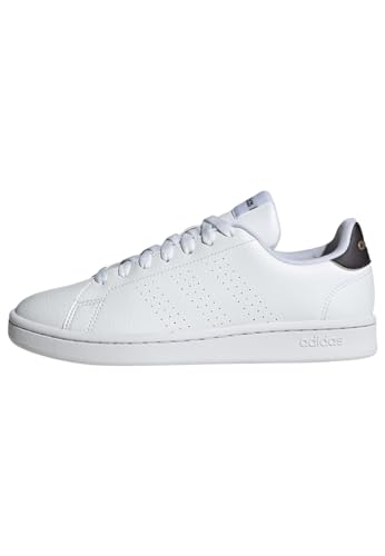 adidas Damen Sneaker ADVANTAGE Ftwr White/Ftwr White/Aurora Black S24 41 1/3 von adidas