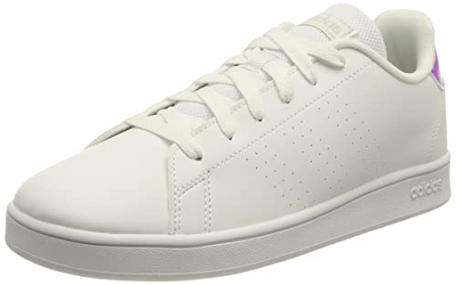 adidas Advantage Tennis Shoe, FTWR White Silver Met FTWR White, 40 EU von adidas