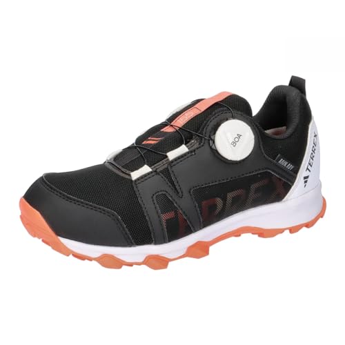 adidas Terrex Agravic BOA R.RDY K Trekking Shoes, Core Black/Crystal White/Impact Orange, 36 EU von adidas