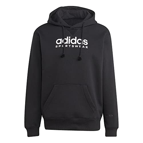 adidas All SZN Hoody Kapuzenpullover (L, Black) von adidas