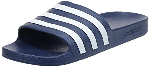 adidas Aqua Damen-Badeschlappen, Adilette, Sandalen, Dunkelblau/Weiß/Dunkelblau, von adidas