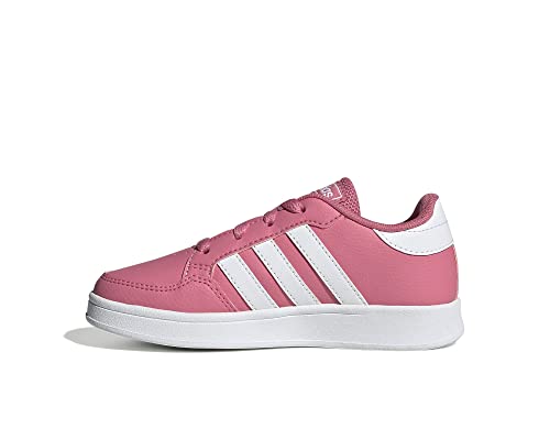 adidas BREAKNET K Sneaker, Rose Tone/FTWR White/Clear pink, 36 2/3 EU von adidas