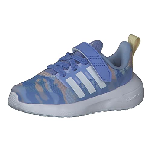 ADIDAS Unisex Baby Fortarun 2.0 EL I Sneaker, Blue Fusion/FTWR White/Almost Yellow, 19 EU von adidas