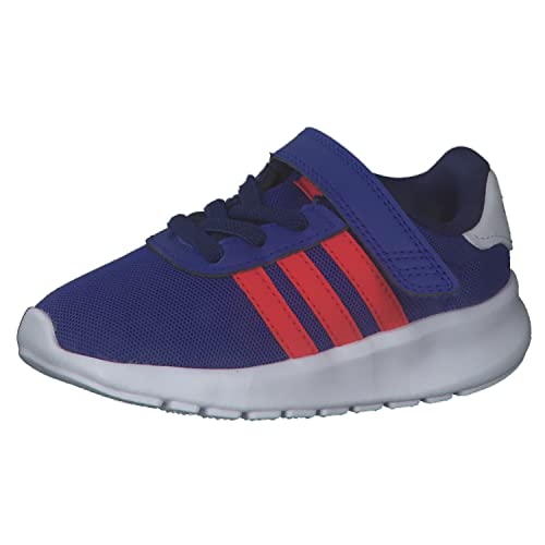 ADIDAS Unisex Baby LITE Racer 3.0 EL I Sneaker, Lucid Blue/FTWR White/Bright red, 19 EU von adidas