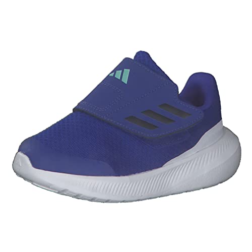 adidas Unisex Baby RunFalcon 3.0 Hook-and-Loop Shoes Sneaker, Lucid Blue/Legend Ink/FTWR White, 19 EU von adidas