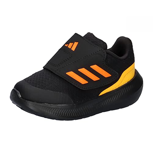 ADIDAS Baby-Jungen RUNFALCON 3.0 AC I Sneaker, core Black/Screaming orange/solar Gold, 19 EU von adidas