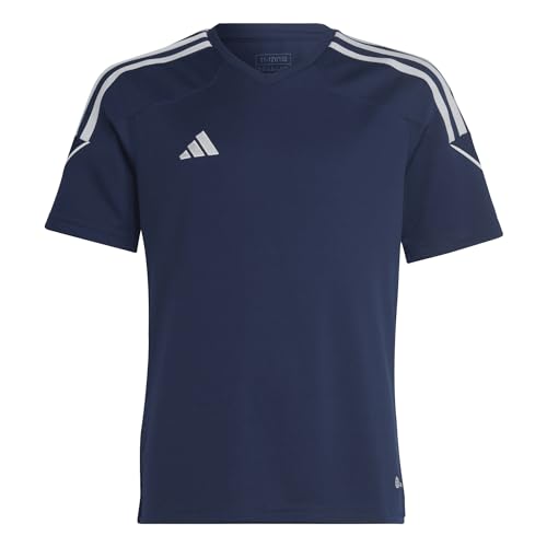 ADIDAS Boy's TIRO 23 JSY Y T-Shirt, Team Navy Blue 2/White, 128 von adidas