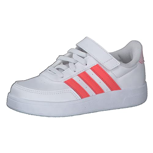 ADIDAS Breaknet 2.0 EL K Sneaker, FTWR White/Bright red/Clear pink, 22 EU von adidas
