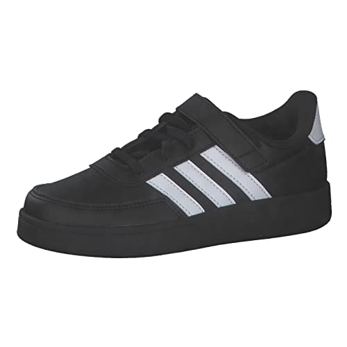 adidas Breaknet Lifestyle Court Elastic Lace and Top Strap Shoes Sneaker, core Black/FTWR White/FTWR White, 35 EU von adidas