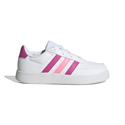 adidas Breaknet Lifestyle Court Lace Shoes Sneaker, FTWR White/Lucid Fuchsia/Beam pink, 35 EU von adidas