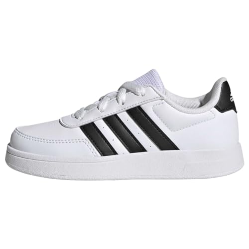 adidas Unisex Kinder Breaknet Sneakers, Ftwr White/Core Black/Core Black, 35.5 EU von adidas