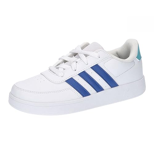 adidas Breaknet Lifestyle Court Lace Shoes Schuhe-Hoch, FTWR White/Team royal Blue/Light Aqua, 29 EU von adidas