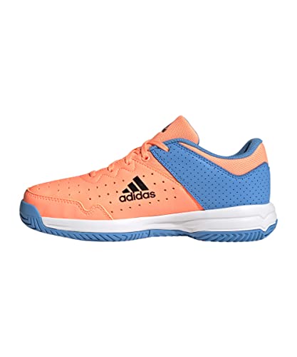 Adidas Court Stabil Jr Shoes-Low (Non Football), Beam Orange/Core Black/Pulse Blue, 34 EU von adidas