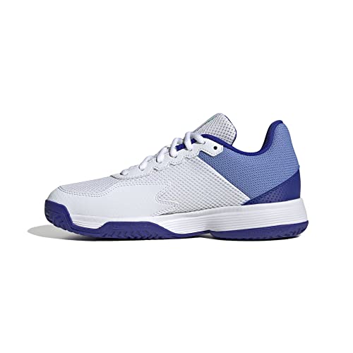 adidas Courtflash K Sneaker, FTWR White Pulse Mint Lucid Blue, 37 1/3 EU adidas Courtflash K Sneaker, FTWR White Pulse Mint Lucid Blue, 37 1/3 EU von adidas
