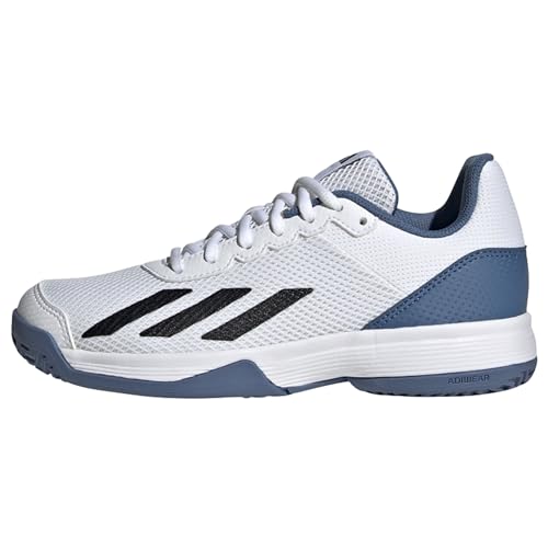 adidas Courtflash Tennis Shoes-Low (Non Football), FTWR White/core Black/Crew Blue, 35.5 EU von adidas