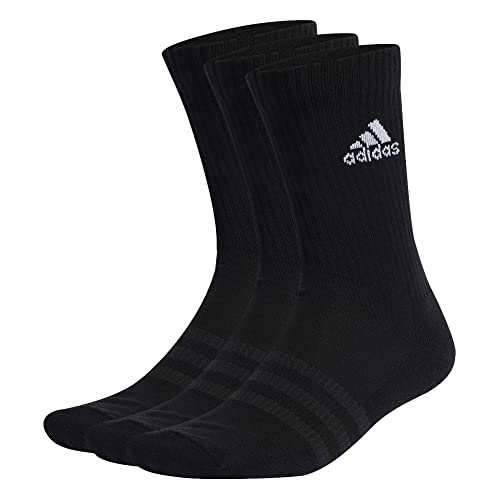 adidas Crew Socks Socken 3er Pack (37-39, black) von adidas