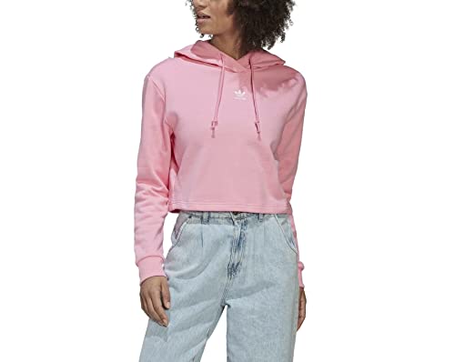 adidas Crop Essential Women Hoody (36, pink) von adidas