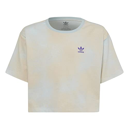 adidas Crop Kids Shirt (164, Almost Blue) von adidas