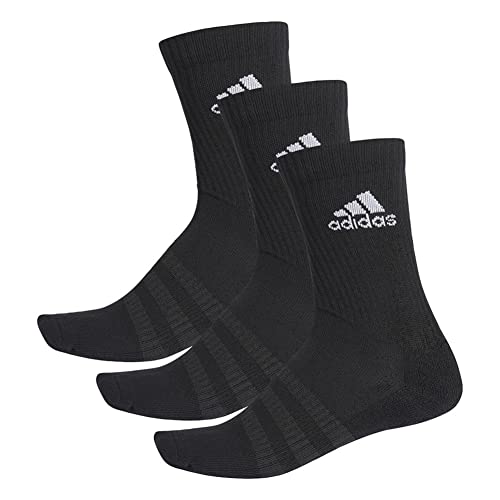 adidas Cush Crew Socks Socken 3er Pack (43-45, black) von adidas