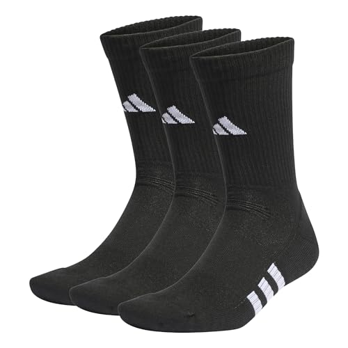 adidas Cushioned Crew Socks Socken 3er Pack (43-45, black) von adidas