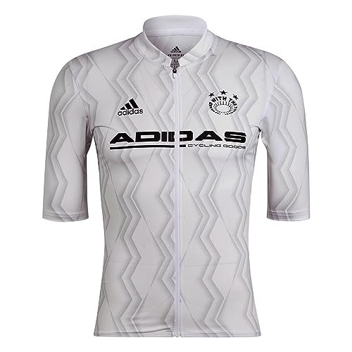 adidas Cycling The Jersey Q3 M Jersey Rad Trikot T-Shirt Herren weiß HA0421 M von adidas