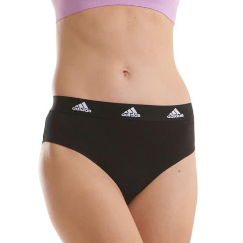 adidas Damen 3 Pck Bikini Slip, 3X Black, M von adidas