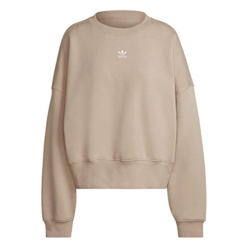 adidas Damen Adicolor Essentials Fleece Sweatshirt Pullover, beige, 34 von adidas