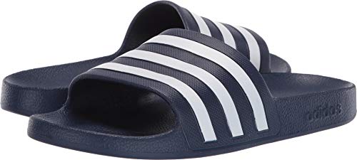 adidas Damen Adilette Aqua Slides Schlupf-Sandale, Dunkelblau/Weiß/Dunkelblau, 41 1/3 EU von adidas