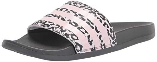 adidas Damen Adilette Comfort Schiebe-Sandalen, Grau Klares Pink Weiß, 40 EU von adidas