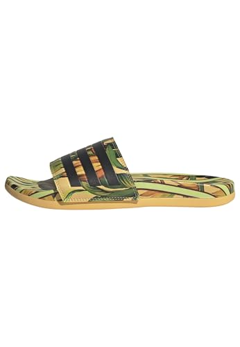 adidas Damen Adilette Comfort Sandals RUTSCHEN, Semi Spark/Core Black/Semi Spark von adidas