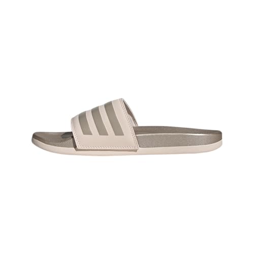 adidas Damen Adilette Comfort Schiebe-Sandalen, Wonder Quartz/Champagne Metallic/Champagne Metallic, 42 2/3 EU von adidas