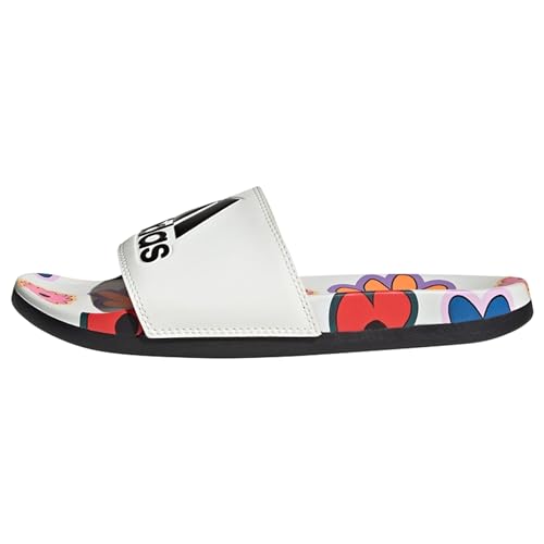 adidas Damen Adilette Comfort Sandal, Off White/Core Black/Core Black, 39 EU von adidas