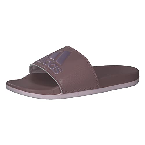 Adidas Damen Adilette Comfort Slides, Wonder Oxide/Matt Purple Met./Almost Pink, 42 EU von adidas