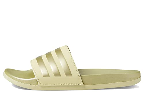 adidas Damen Adilette Comfort Slides Sandale, Sandbeige/sandbeige metallic/sandbeige metallic/sandbeige metallic, 40 von adidas