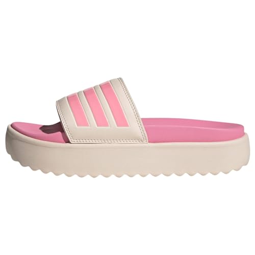 adidas Damen Adilette Platform Slides Slippers, Wonder Quartz/Beam pink/Taupe met, 42 EU von adidas