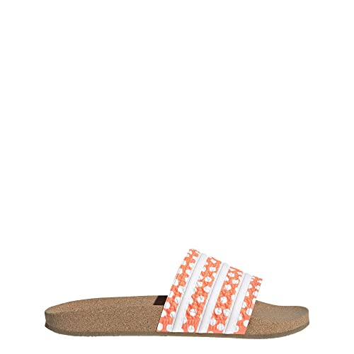 adidas Damen Adilette Schiebe-Sandalen, Beam Orange Gummi Weiß, 36 EU adidas Damen Adilette Schiebe-Sandalen, Beam Orange Gummi Weiß, 36 EU von adidas
