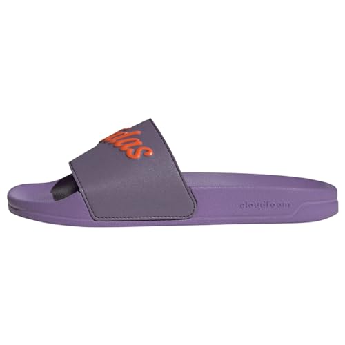 adidas Damen Adilette Shower Slides, Shadow Violet Impact Orange Violet Fusion, 39 EU von adidas