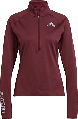 adidas Damen Adizero 1/2 Zip Langarmshirt, Carvic, M von adidas