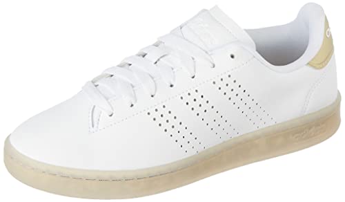 adidas Damen Advantage Eco 1.5 Tennis Shoe, Cloud White/Sandy Beige/Sandy Beige Metallic, 36 2/3 EU von adidas