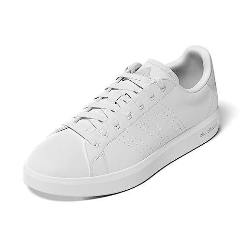 adidas Damen Advantage Premium Sneakers, Weiß/Lila, 38 2/3 EU von adidas