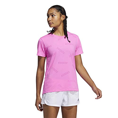 Adidas Damen Aeroknit T-Shirt, Scrpnk/Wilpnk, M von adidas