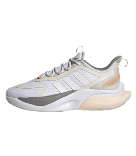 adidas Damen Alphabounce + Sneaker, FTWR White Zero Met Grey Three, 41 1/3 EU von adidas
