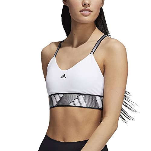 Adidas Damen Am Adilife BH, Weiß/Schwarz, XS von adidas