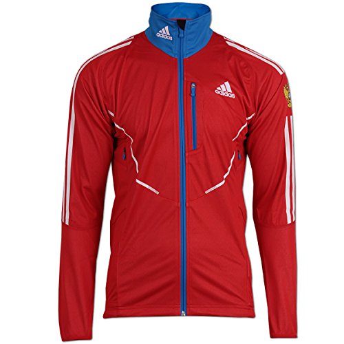 adidas Damen Athleten Jacke Gore Windstopper Team Russia rot (40) von adidas