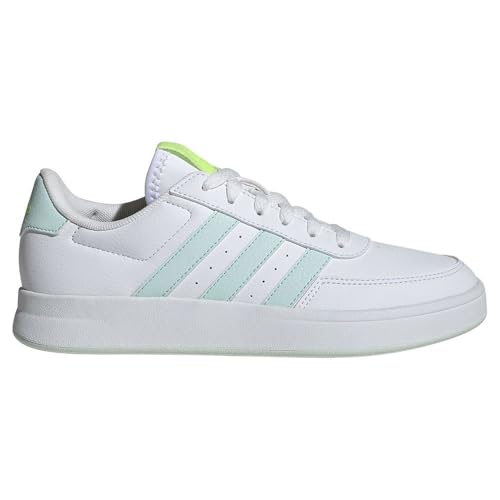 adidas Damen BREAKNET 2.0 Shoes Schuhe, Cloud White/Halo Mint/Lucid Lemon, 36 2/3 EU von adidas