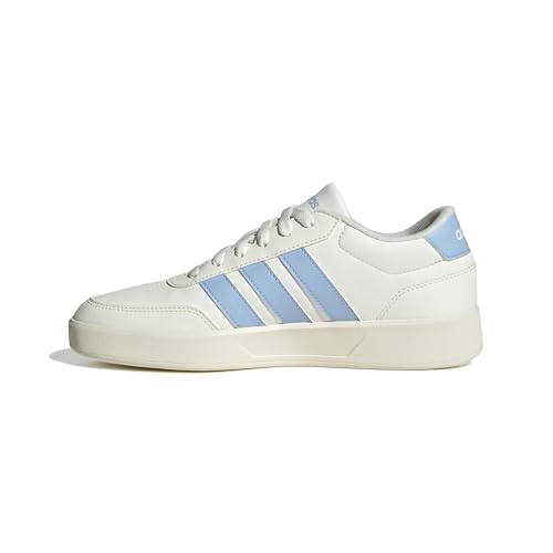 adidas Damen BREAKNET 3.0 Shoes, core White/Glow Blue/Off White, 42 2/3 EU adidas Damen BREAKNET 3.0 Shoes, core White/Glow Blue/Off White, 42 2/3 EU von adidas