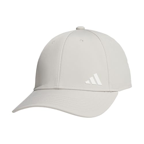 adidas Damen Backless Ponytail Hat Adjustable Fit Baseball Cap Baseballkappe, Wonder Alumina Grau/Weiß, Einheitsgröße von adidas
